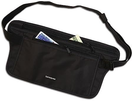 Samsonite® RFID Cintura Marsupio Nero, nero, Taglia unica