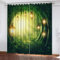 GIOVIA 3D Wald Vorhang Abdunkelnde Natur Wald Polyester Vorhänge mit ösen 2er Set Gardinen Blickdicht Verdunkelungs Geräuschreduzierung für Schlafzimmer Wohnzimmer B 220 X H 215 cm