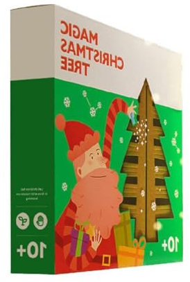 Verleihen Sie Ihrem Baum Einen Hauch Von Weihnachtsstimmung Mit Dem Magisch Wachsenden Kristall Weihnachtsbaum. Schmücken Sie Ihren Baum Mit Wunderschönen Ornamenten Nach Dem Natürlichen Prinzip