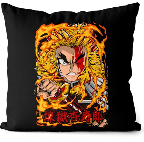 style3 Rengoku Fury Kissen mit Füllung 40cm Baumwolle Demon Anime Japan Manga