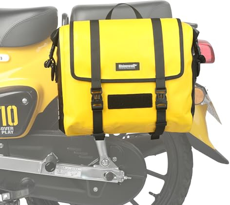 Rhinowalk Motorrad Gepäckträgertasche Satteltasche 15L Motorradtasche Wasserdicht Motor Seitentasche Gepäcktasche Hecktasche Hinterradtasche
