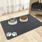Mavicen Dog Slow Feeder - 40 * 60cm Non Slip & Spill Proof Pet Feeding Placemat, Super Absorbent Cat and Dog Bowl Mats, Washable for Floors (Dark Grey)