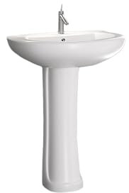AQUORE 20340 BOLONIA Lavabo Con Pedestal Blanco