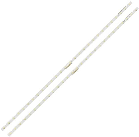 ALMVIS 2 PCS 28 LED Striscia di Luce di Striscia Misura for Samsung 43 UE43NU7092 UE43NU7090 UE43NU7170 UE43RU7100 UE43NU7120U UE43NU7170U UA43LS03N Luce TV LED