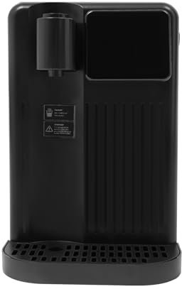 HarBin-Star Instant Heißwasserspender, 1700W 220V Heißwasserspender mit Wasserfilter, 3L Fassungsvermögen, Touch Display, 3 Sekunden zum Aufheizen, 25-99℃ (Schwarz)