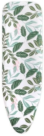 Addis Large Ironing Board Replacement Cover with Perfect drawstring toggle, fits upto 123x39cm with Green Forest design, Cotton