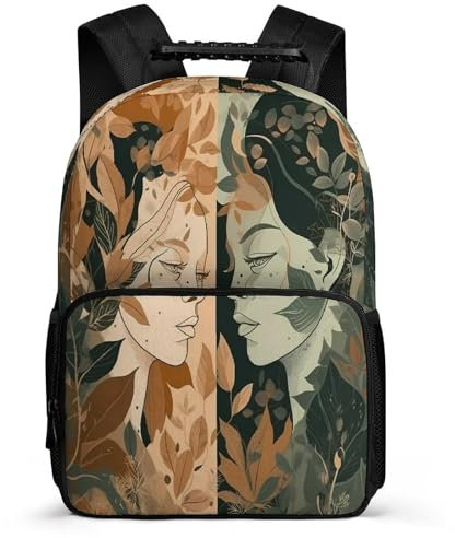 LFDSYEOQ Sacs à dos Sac de voyage face à face Sac à dos pour ordinateur portable, Face à face, 40x28x16cm