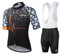 Set Completo Abbigliamento Ciclismo – Maglia + Salopette con Pantaloncini Imbottiti in Gel 5D Antishock - M06 L