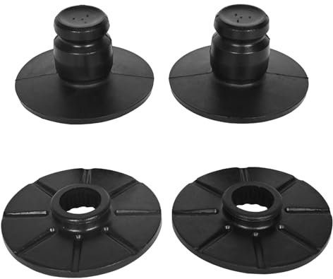 ohbien 4pcs Federteller Stoßdämpfer Anschlagpuffer Feder Hinten oben und unten für Opel Astra G CC Cabrio Astra H GTC TwinTop Caravan Zafira B A Kadett D E Lanos Nexia, Federunterlagen Federgummi