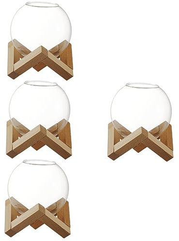 SHOWERORO 4 Set Bicchiere Da Cocktail Lunare Bicchieri Da Vino Decorativi Bicchieri Senza Stelo Bicchieri Da Cocktail Globo Bicchiere Per Bere Tè Chiaro Bicchieri Trasparenti Coupé Di Legno