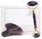 Jade-Roller, Schaber, Massagegerät, Amethyst-Kristall, Massageroller, Gua-Sha, Gesicht, Jadestein, Hautpflege-Werkzeuge (Typ A)