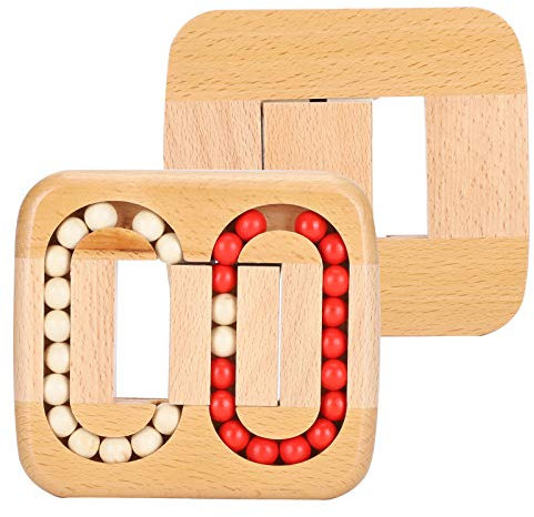 Naturwissenschaftliches Labyrinth-Spiel für Kinder und Erwachsene, Holzspielzeug – Planar Ball Luban Unlock Puzzle Zum Lernen und Spaß