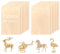 DeJivsin 12 Piezas Madera de Balsa Fina 300x200x2mm, Madera Contrachapada 2mm, Tablero Contrachapado, Placas de Madera de Balsa sin Terminar, Cortes de Madera Fina para Modelo
