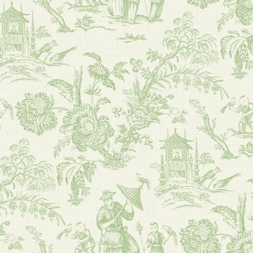 Galerie FC61804 French Country Green Chinois Wallpaper