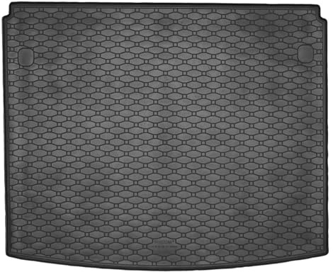 AZUGA Gummi Kofferraummatte für VW Caddy 11/2020/Ford Tourneo Connect | außer Maxi/Grand. 1,5 cm hoher Rand, rutschfest, wasserdicht, passgenau, Kofferraumwanne, AZ31100236