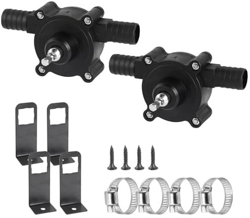 Mini pompe de forage électrique portable pour pompe de forage électrique diesel huile liquide eau main pompes de transfert auto-amorçantes vitesse de pompage rapide, noir