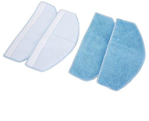 JGmotorfi Almohadillas de microfibra para fregona, par de repuesto para Honiture para G20 para Tikom G8000 Pro para aspiradoras robóticas domésticas para mantenimiento del hogar (4 piezas)