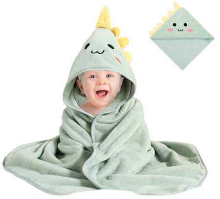 YZROHYI Badehandtuch Baby Badetuch Mit Kapuze 80 X 80 cm,Babybadetücher Kapuzenhandtücher,Kuscheliges Handtuch Baby Badetuch,Kleinkinder Badetücher Waschbares,New Born Babys Bath Towel für Neugeborene