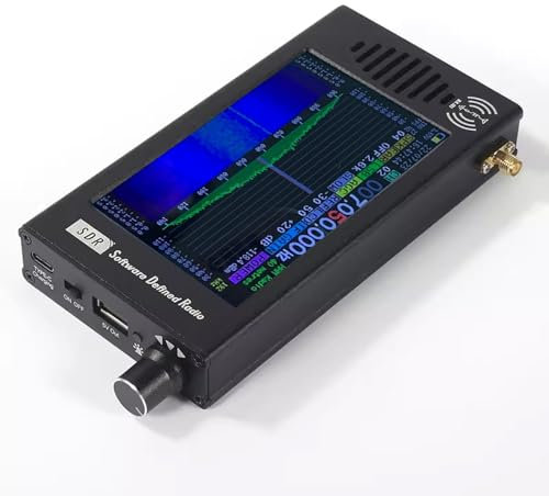 Recepción Profesional de Radio Portátil de 4.3 Pulgadas con Pantalla IPS, Batería de 5000 MA, 99 Canales, Radio de Antena de Onda Corta para Bandas Am/FM, Pantalla de Espectro