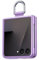 ILING Case for Samsung Galaxy Z Flip 7 5G (Z Flip7 5G) Cover, PC Shockproof Cover, Compatible with Samsung Galaxy Z Flip 7 5G (Z Flip7 5G) Ultra-thin Matte Phone Case with Ring (Purple)