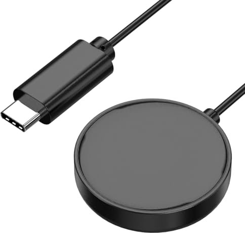 Mellbree Ladekabel Kompatibel mit Galaxy Watch 8/7/Ultra/6/6, Smartwatch Ladegerät für samsung Galaxy Watch 5/5 Pro/4/4 Classic/3/Active 1/2, 1m Magnetisches USB kabel (USB C 1 Stück)