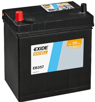 Batteria Auto EXIDE EXCELL EB357 35Ah 240A EN POSITIVO A SX = ROFIBA 35301