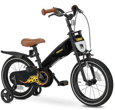 Deryan Kinderfahrrad 12/14/16 Zoll | 3 in 1 Laufrad | Mit Verstellbarem Sattel und Lenker | für Jungen und Mädchen, 3 bis 6 Jahre