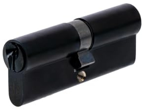 Vachette V5 - Cylindre de Serrure 40x40 mm Noir, 5 Goupilles, Cylindre de sûreté - Porte d’entrée, Portes extérieures, Porte de service, Portes intérieures, 3 Clés