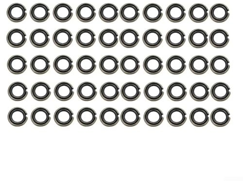 50 oder 100 Stück 1,27 cm Haltering-Clip mit O-Ring für Schlagschrauber-Teile, um Stecknüsse sicher auf 1/2-Zoll-Vierkantantrieb zu halten (50 Stück)