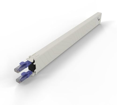.one Kassette 8RU UTP violett Cat.6a 0,8m