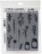 Art Gone Wild AGCMS297 Tim Holtz Flower Jar Cling Rubber Stamp Set, Synthetic Material, Multi-Colour, 24.5 x 18 x 0.6 cm