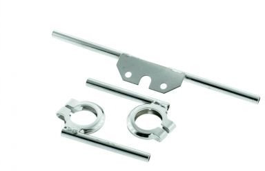 Blinkleuchtenträger Set f. Miniblinker LED passend für Simson S51 S50 Chrom