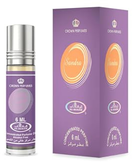 Parfum SANDRA Al Rehab 6 ml Floral Sucré Vanillé Fruité Sans Alcool – Huile Parfumée Musc Oriental pour Femme