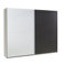 mb-moebel Kleiderschrank Schrank Garderobe Zweitürenschrank Schwebetürenschrank Schwebetüren 2-Türig Schlafzimmerschrank 244cm Maxi (Maxi 20 (Anthrazit + Weiß Hochglanz))