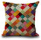 Hengjiang bunte Kissenbezüge, geometrisch, abstraktes Design, aus Leinen, als Dekoration, 45 x 45 cm, für Sofa 04