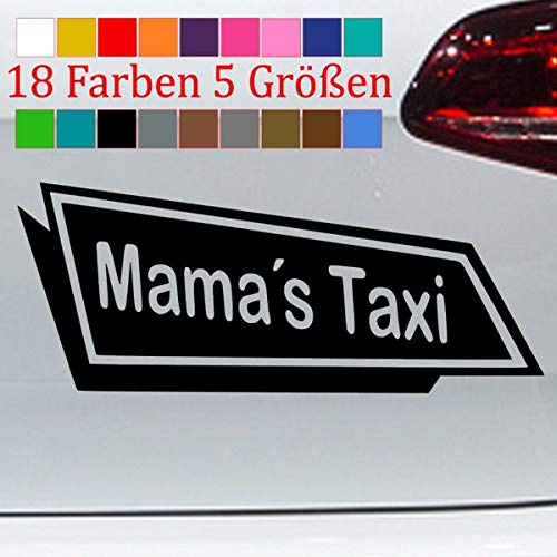 Mama Taxi Aufkleber Mom Best Sticker Heckscheibe Party Mobil Spruch Golf S-XXL