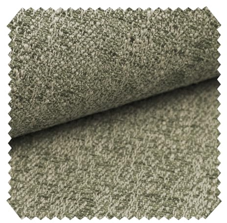 novely® exquisit SPEZZANO - Grob Strukturierter Möbelstoff - Schwer Entzündbarer Polsterstoff - Pflegeleichte Meterware 1lfm | Farbe: 06 Pastell Grün Creme