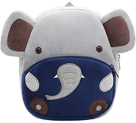 KozyOne Niedliche Tier Karikatur Rucksack Schultasche, für Kleinkind Kinder Jungen Mädchen, 3-6 Jahre alt, Kinder, Kinder, Unisex (Elefant)