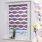 ourdeco® Doppel-Rollo, Duo-Rollo / 50 x 150 cm in Wellenform Wave Altrosa/lichtdurchlässig, Blickdicht/Klemmen=Montage ohne Bohren=Smartfix=Klemmfix=Easy-to-fix