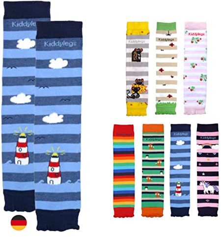 Kiddylegs® Baby- und Kinderstulpen Premium aus Bio-Baumwolle kbA (Leuchtturm)