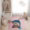 TAPISO Pinky Teppich Kurzflor Rosa Grau Mehrfarbig Modern Teddy Bär Design Kinderzimmer Kinderteppich Spielteppich ÖKOTEX 200 x 300 cm