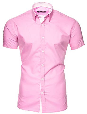 Kayhan Homme Chemise Manches Courtes, Florida Rose S