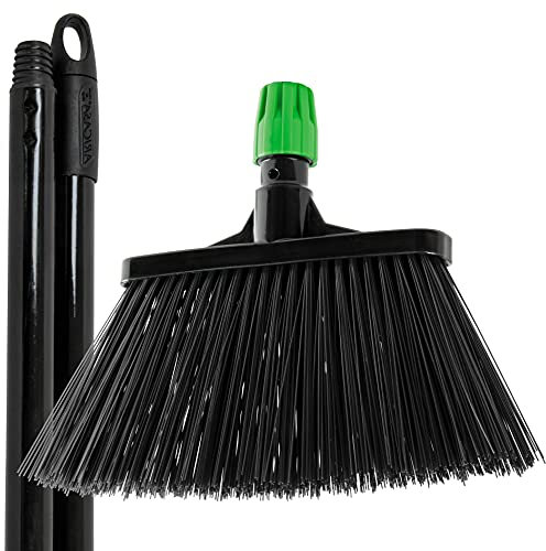Aricasa Professional Products – Código 136/VC – Escoba de jardín o uso exterior con mango Longitud 130 cm – Cerdas duras Ancho 35 cm Longitud 14 cm – Peso total sólo 670 g