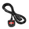 1.8m 3-Pin UK Male Plug Power Cord Cable - For Air Conditioner, Refrigerator, Rice Cooker, Induction Cooker, Electric Fan, Iron, Microwave, Washing Machine