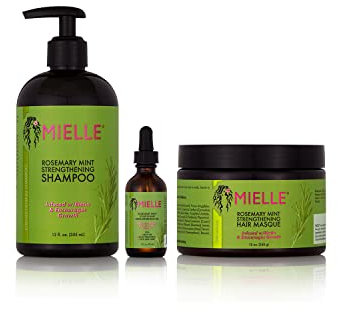 Mielle/Rosemary Mint Strengthening/Shampoo/Hair Masque/Scalp & Hair Strengthening Oil (Serum) / Deal/Gift Set