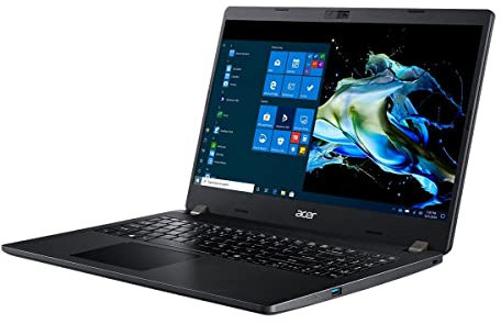 Acer TravelMate P2 TMP215-52-34MS - Ordenador Portátil Commercial 15.6 HD (Intel Core i3-10110U, 4GB RAM, 256GB SSD, Intel UHD Graphics, Windows 10 Pro) Negro - Teclado QWERTY Español
