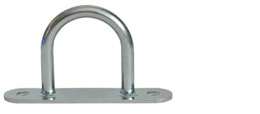 Miederhoff 50 Stück - Bügel-/ Riemenkrampen - 37x36 mm - Planenhaken - Stahl verzinkt
