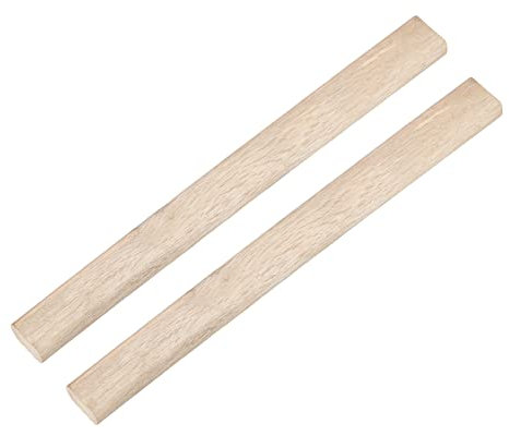 sourcing map Replacement Handle 2Pcs 16 Long Wood Flat Wooden Handle 40cm for Axe Hammer Hand Tools