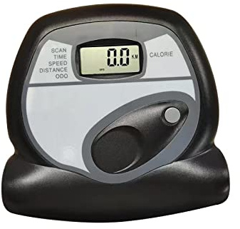 Oshhni Heimtrainer Tachometer Fahrradcomputer Digitalanzeige Meter Genau Universal für Indoor Cycle Home Gym Fitness, mit Herzfrequenz