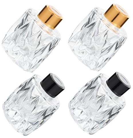minkissy 4pcs Diffuser Oils Compatible Aromatherapy Diffuser Bottle Fragrance Jar for Home Decor Random Color